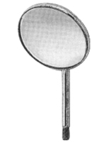 Handles for mouth Mirrors and mouth Mirrors 